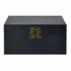 Black Leather Decorative Box, Large 1 Black Leather Decorative Box, Large -Home Decoration Sales Shop black leather decorative box large