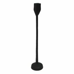 Black Metal Candle Holder, 28"