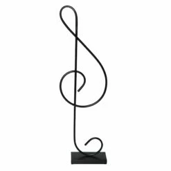 Black Metal Decor, 40"