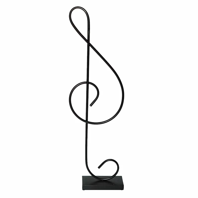 Black Metal Decor, 40" 3 Black Metal Decor, 40"