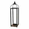 Black Metal Lantern, 31" 1 Black Metal Lantern, 31" -Home Decoration Sales Shop black metal lantern 31