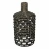Black Water Hyacinth & Metal Vase, 34" 2 Black Water Hyacinth & Metal Vase, 34" -Home Decoration Sales Shop black water hyacinth metal vase 34