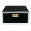 Black & White Decorative Wood Box, 6x3