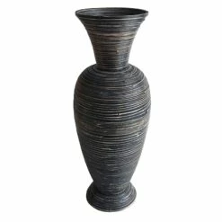 Blue Bamboo Vase, 29"