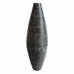 Blue Bamboo Vase, 36"