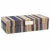 Blue Hyacinth Striped Box 1 Blue Hyacinth Striped Box -Home Decoration Sales Shop blue hyacinth striped box