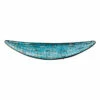 Blue Metal Oval Boat Tray With Mosaic Tile, 23x8 2 Blue Metal Oval Boat Tray With Mosaic Tile, 23x8 -Home Decoration Sales Shop blue metal oval boat tray with mosaic tile 23x8 1