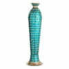 Blue Mosaic Metal Floor Vase, 35.5" 2 Blue Mosaic Metal Floor Vase, 35.5" -Home Decoration Sales Shop blue mosaic metal floor vase 35.5