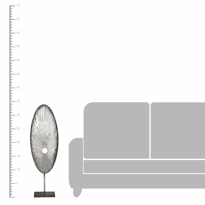 Circle Metal Decor, 34.5" 4 Circle Metal Decor, 34.5" - Image 2