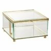 Clear Glass Box, 5x3 2 Clear Glass Box, 5x3 -Home Decoration Sales Shop clear glass box 5x3 1