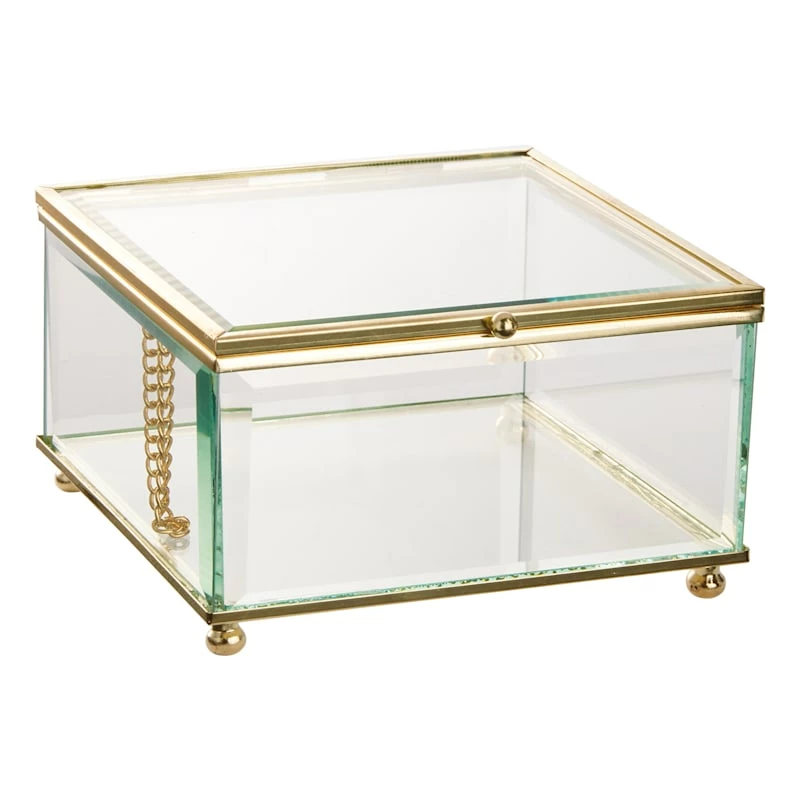 Clear Glass Box, 5x3 3 Clear Glass Box, 5x3