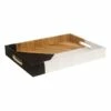 Crosby St Black Fabric & Wood Tray, 12x16 2 Crosby St Black Fabric & Wood Tray, 12x16 -Home Decoration Sales Shop crosby st black fabric wood tray 12x16 1