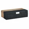 Crosby St Black Water Hyacinth Decorative Box, 13x4 2 Crosby St Black Water Hyacinth Decorative Box, 13x4 -Home Decoration Sales Shop crosby st black water hyacinth decorative box 13x4 1