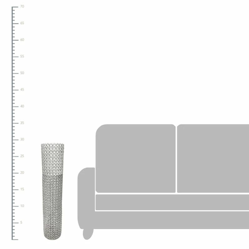 Crystal Candle Holder, 29" 4 Crystal Candle Holder, 29" - Image 2