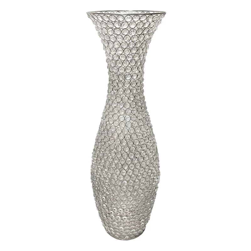 Crystal Vase, 27.5" 3 Crystal Vase, 27.5"