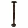 Dark Wood Candle Holder, Large 2 Dark Wood Candle Holder, Large -Home Decoration Sales Shop dark wood candle holder large