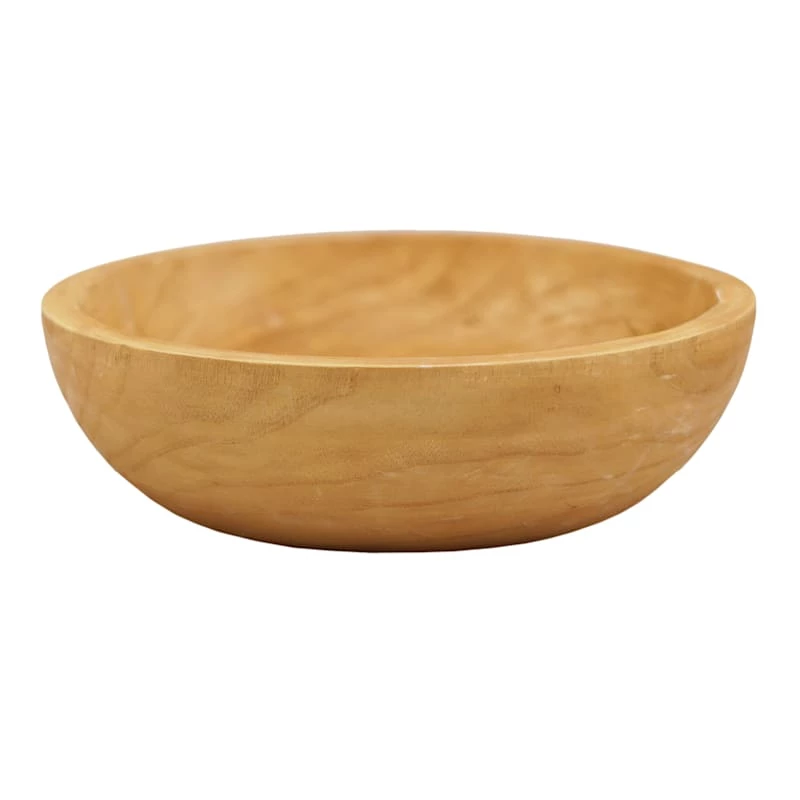 Decorative Wood Bowl, 12" 3 Decorative Wood Bowl, 12"