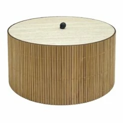 Found & Fable Lidded Bamboo Box, 4x7