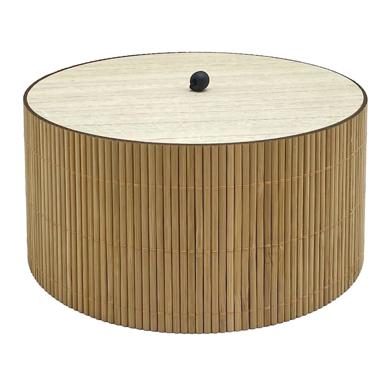 Found & Fable Lidded Bamboo Box, 4x7 3 Found & Fable Lidded Bamboo Box, 4x7