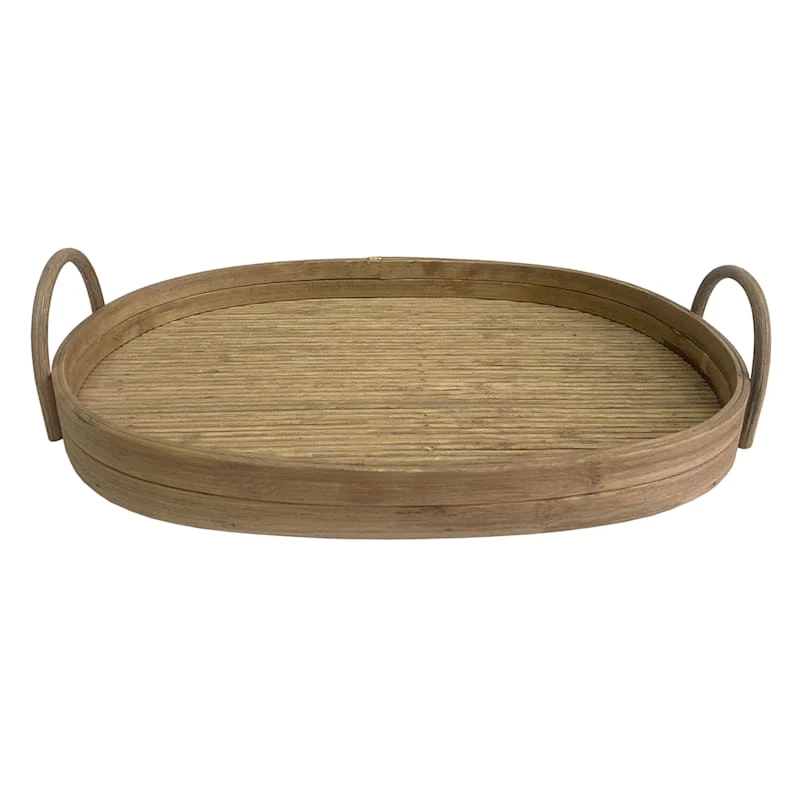 Found & Fable Natural Wood Tray, 15" 4 Found & Fable Natural Wood Tray, 15" - Image 2