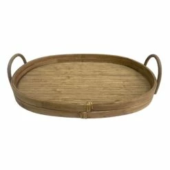 Found & Fable Natural Wood Tray, 15"