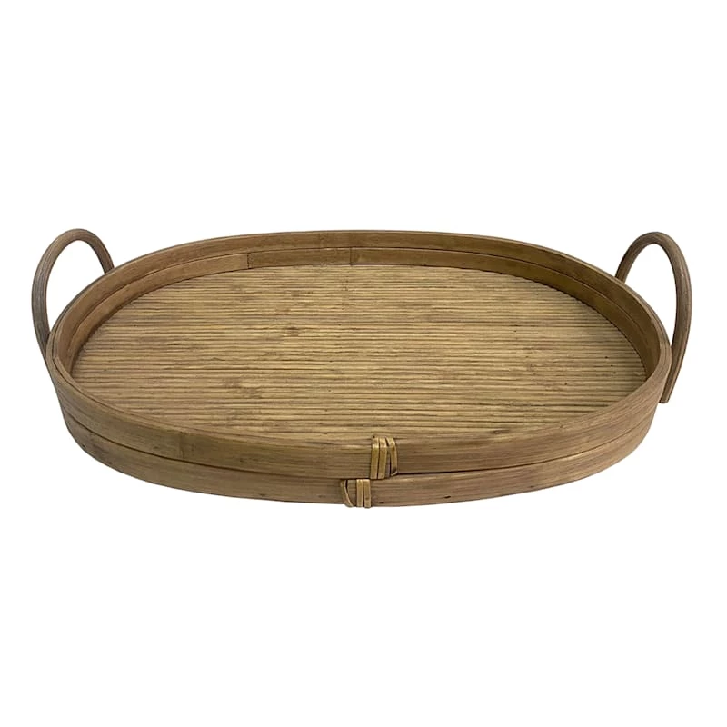 Found & Fable Natural Wood Tray, 15" 3 Found & Fable Natural Wood Tray, 15"