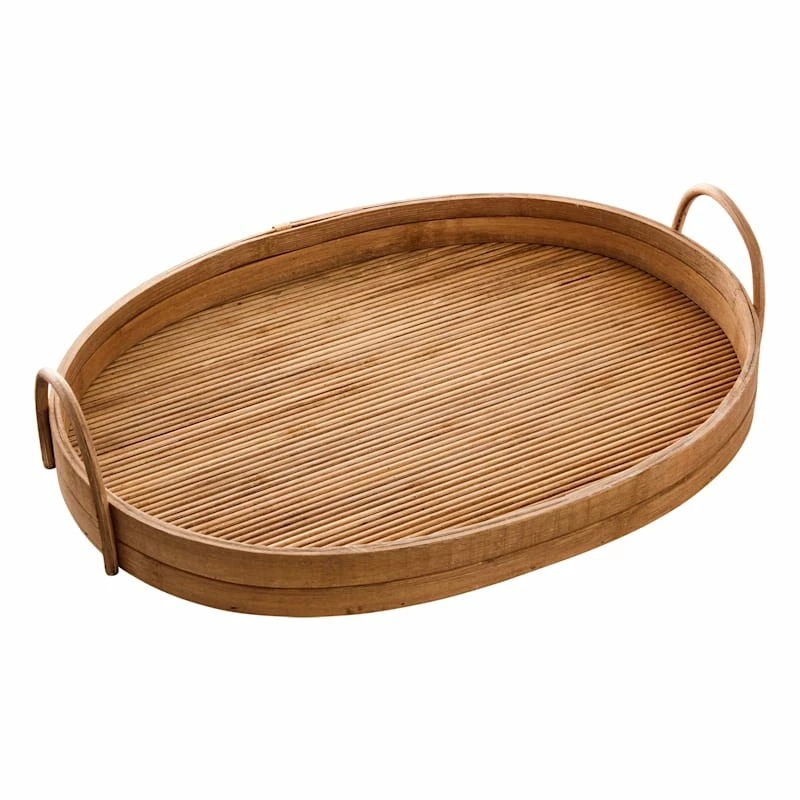 Found & Fable Natural Wood Tray, 16" 3 Found & Fable Natural Wood Tray, 16"