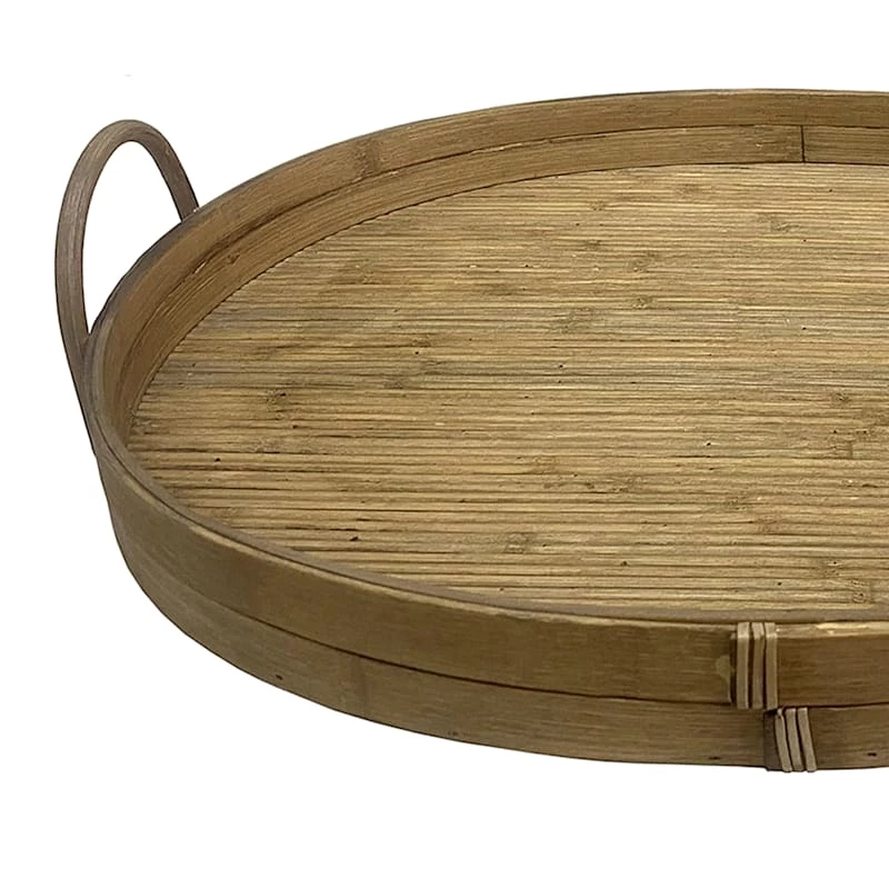 Found & Fable Natural Wood Tray, 19" 5 Found & Fable Natural Wood Tray, 19" - Image 3