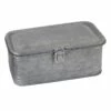 Galvanized Metal Box, 10x5 2 Galvanized Metal Box, 10x5 -Home Decoration Sales Shop galvanized metal box 10x5 1