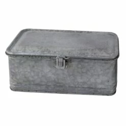 Galvanized Metal Box, 13x7