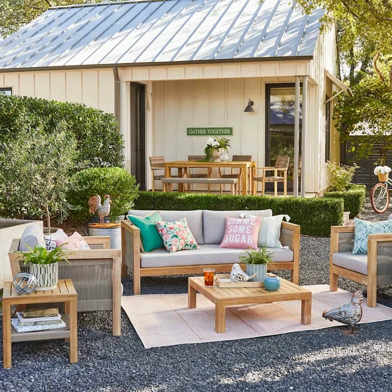 Galvanized Metal & Wood Decorative Tray, 19x13 4 Galvanized Metal & Wood Decorative Tray, 19x13 - Image 2