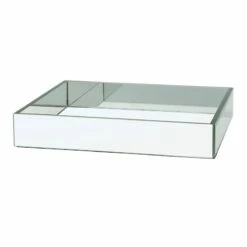 Glass Mirror Tray, 21x13
