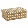 Gold Foiled Spike Decorative Box, 7x3 1 Gold Foiled Spike Decorative Box, 7x3 -Home Decoration Sales Shop gold foiled spike decorative box 7x3 1
