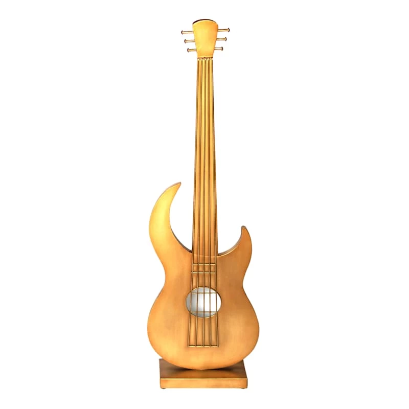 Gold Metal Guitar, 38" 3 Gold Metal Guitar, 38"