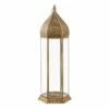 Gold Metal Lantern, 22.5" 1 Gold Metal Lantern, 22.5" -Home Decoration Sales Shop gold metal lantern 22.5