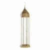 Gold Metal Lantern, 28" 1 Gold Metal Lantern, 28" -Home Decoration Sales Shop gold metal lantern 28