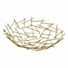 Gold Metal Wire Bowl, 14" 1 Gold Metal Wire Bowl, 14" -Home Decoration Sales Shop gold metal wire bowl 14