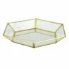 Gold Mirrored Hexagon Decorative Tray, 9x8 1 Gold Mirrored Hexagon Decorative Tray, 9x8 -Home Decoration Sales Shop gold mirrored hexagon decorative tray 9x8 1