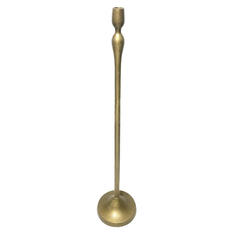 Gold Taper Candle Holder, 30" 3 Gold Taper Candle Holder, 30"