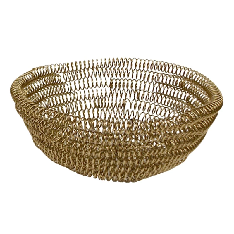 Gold Wire Decorative Bowl, 12" 3 Gold Wire Decorative Bowl, 12"