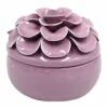 Grace Mitchell Purple Floral Jewelry Box, 4"