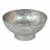 Grace Mitchell Silver Metal Decorative Bowl, 13"