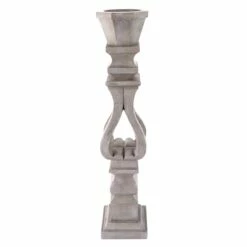 Grey Candle Holder, 29"