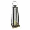 Grey Metal & Wood Lantern, 28" 2 Grey Metal & Wood Lantern, 28" -Home Decoration Sales Shop grey metal wood lantern 28
