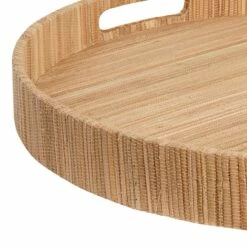 Honeybloom Brown Seagrass Woven Round Tray, 20" 5 Honeybloom Brown Seagrass Woven Round Tray, 20" -Home Decoration Sales Shop honeybloom brown seagrass woven round tray 20 1