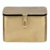 Honeybloom Gold Metal Decorative Box, 7.5" 2 Honeybloom Gold Metal Decorative Box, 7.5" -Home Decoration Sales Shop honeybloom gold metal decorative box 7.5