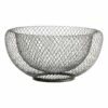 Honeybloom Grey Wire Bowl, 8" 1 Honeybloom Grey Wire Bowl, 8" -Home Decoration Sales Shop honeybloom grey wire bowl 8