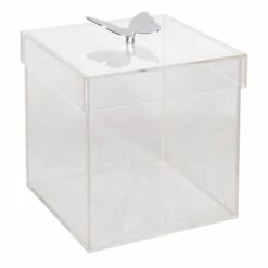 Laila Ali Acrylic Box With Butterfly, 6"