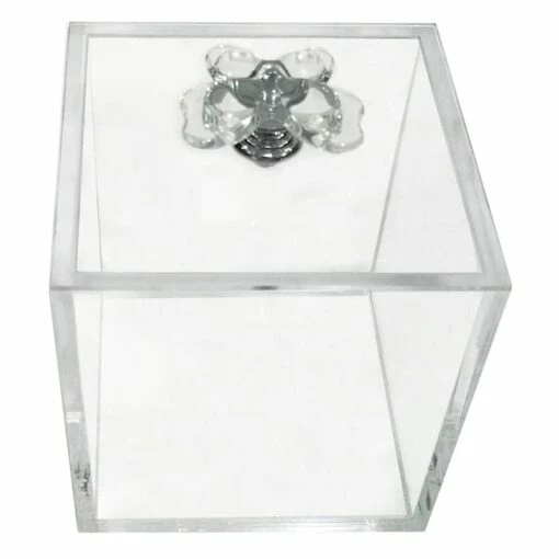 Laila Ali Clear Acrylic Decorative Box, 9" -Home Decoration Sales Shop laila ali clear acrylic decorative box 9