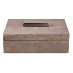 Laila Ali Grey Box With Metal Handle, 8x6